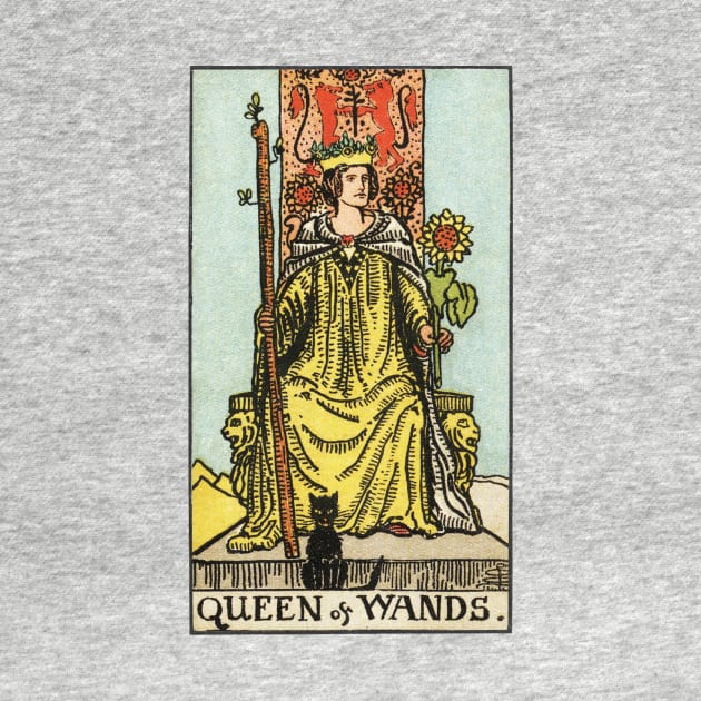QUEEN OF WANDS by WAITE-SMITH VINTAGE ART